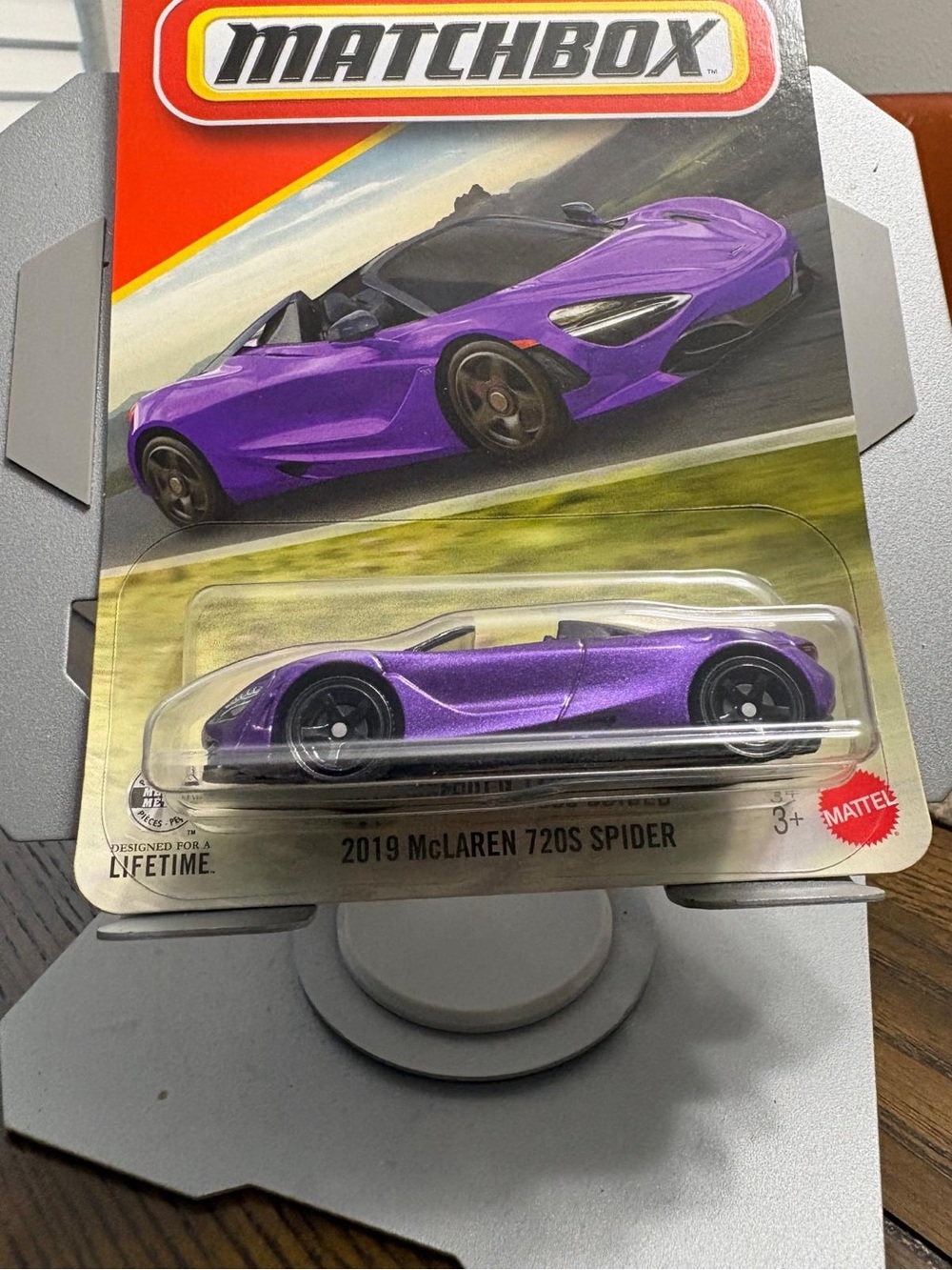 Matchbox 2019 McLaren 720S Spider Toy Car - Purple